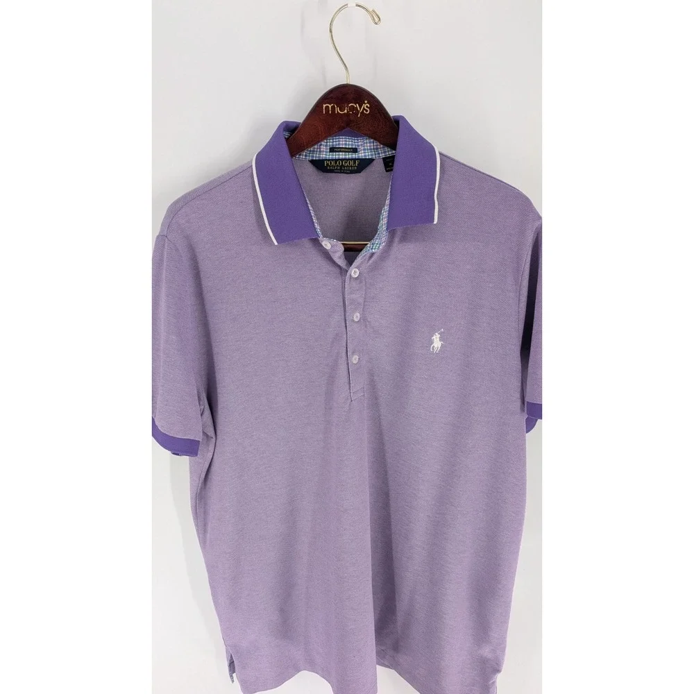 Ralph Lauren Pro Fit Performance Plantation Golf‎ Polo Shirt Lavender Size XL